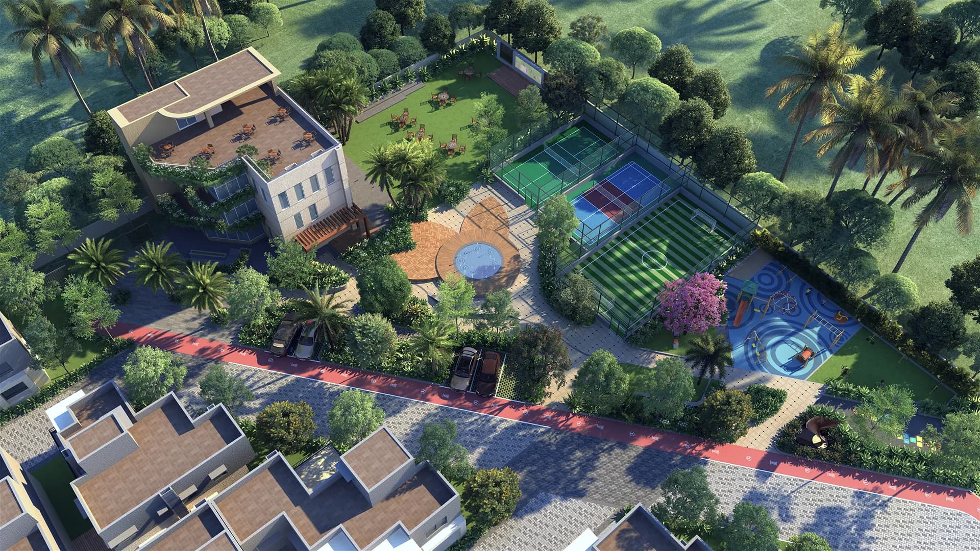 Grand 8,000 Sq. Ft. Clubhouse